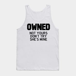 Owned she (black) Tank Top